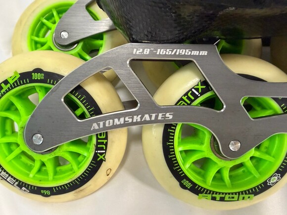 Atom Pro Carbon Fiber 4x100 Inline Skates Atom Matrix 100mm 86A Wheels Men’s 6 main image 3